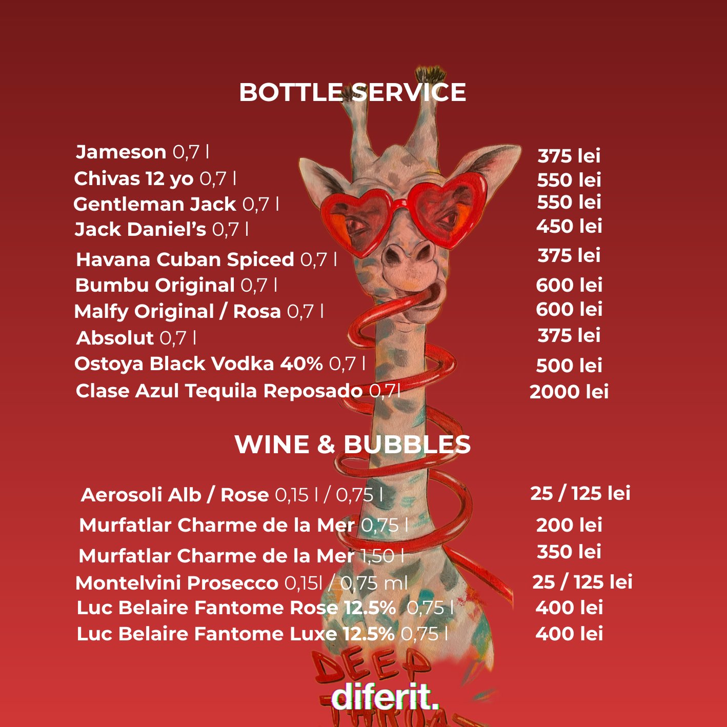 Bottle Service, Wine & Bubbles